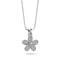 Flower Power | Argent sterling .925 | Collier fermoir infini en cristal